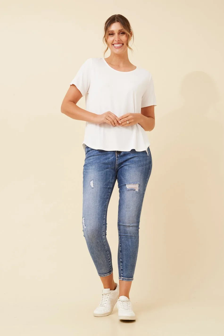 REGINA SOLID BAMBOO TSHIRT