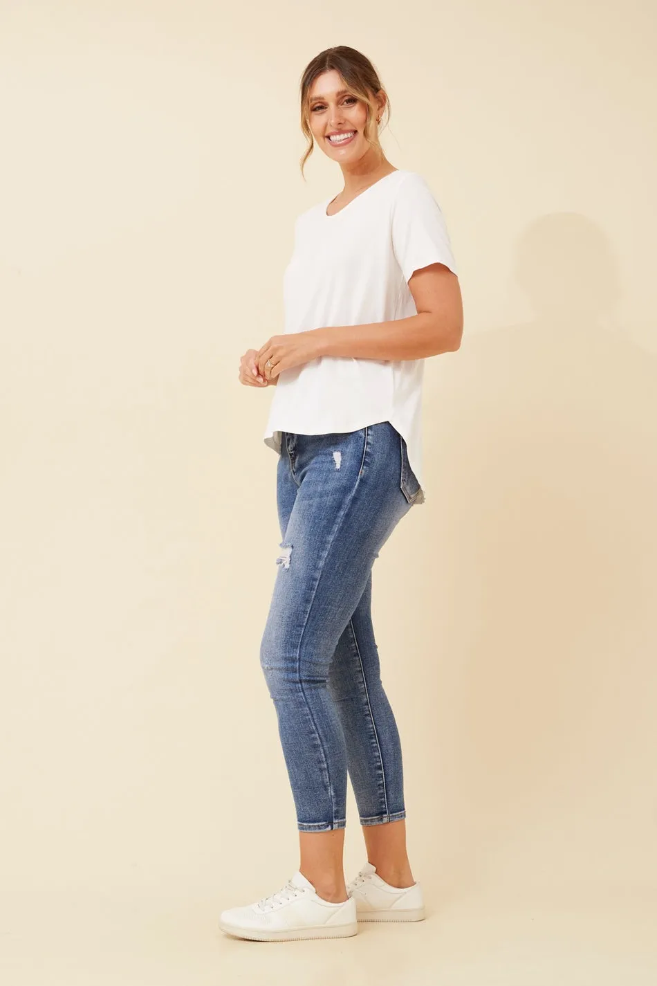 REGINA SOLID BAMBOO TSHIRT