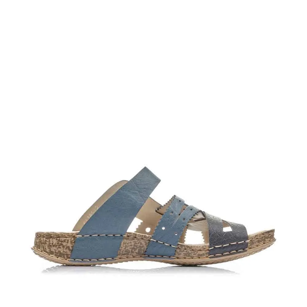 Rieker Women's Lena Sandals- Blue