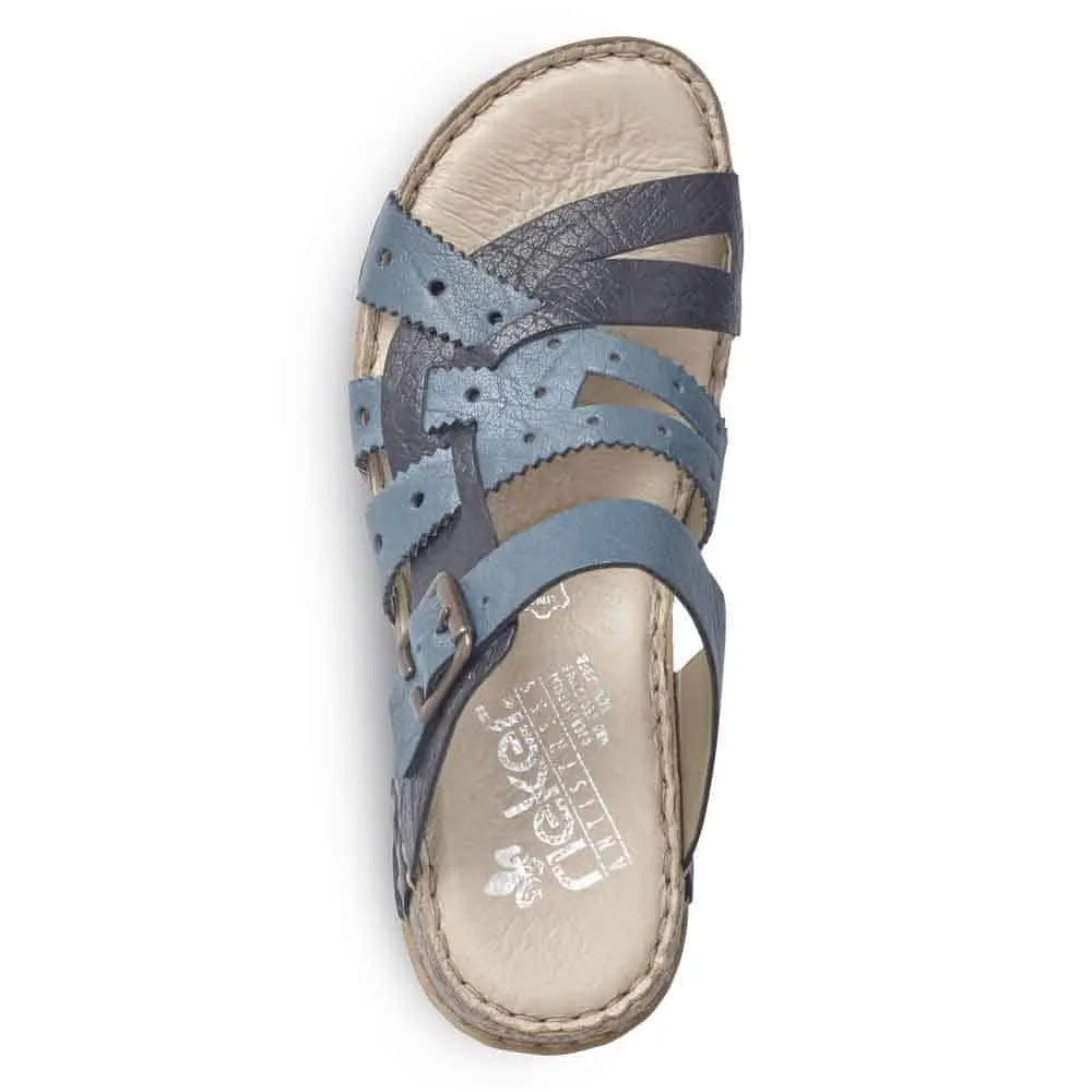 Rieker Women's Lena Sandals- Blue