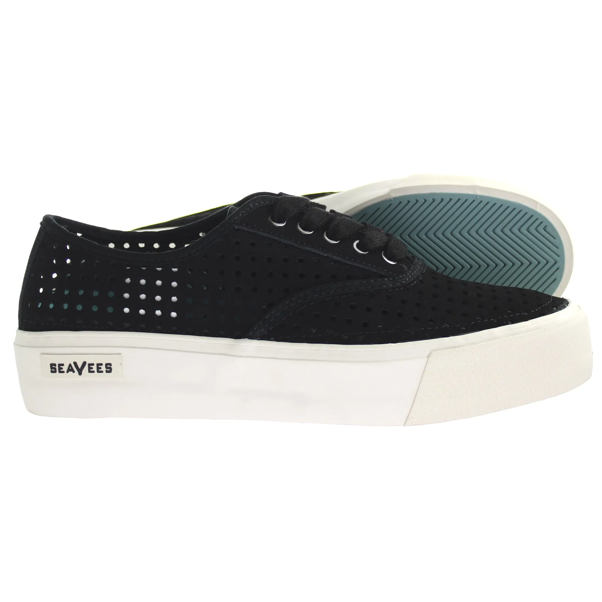 Seavees Legend Sneaker Platform Womens Black Shoes