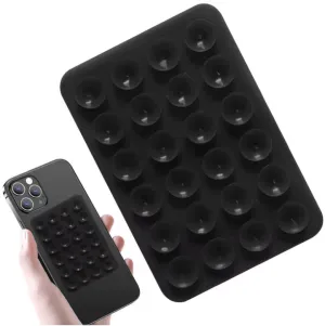 Silicone Adhesive Phone Holder – Anti-Slip Suction Cup Mobile Accessory for Secure Phone Grip