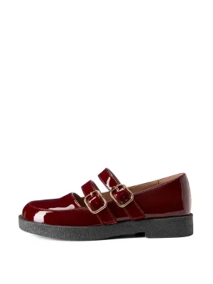 Sloane Mary Jane shoes in burgundy