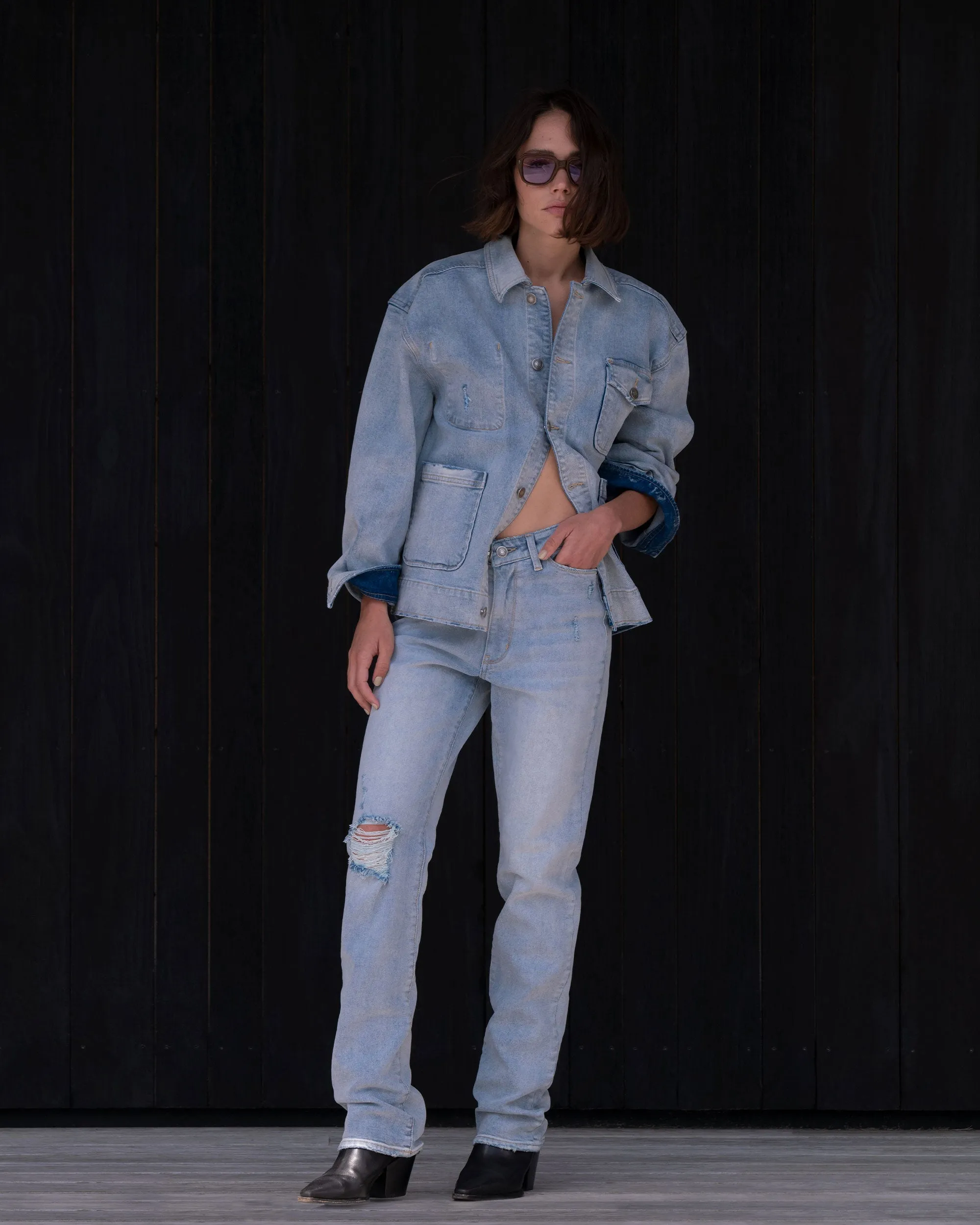straight leg jean