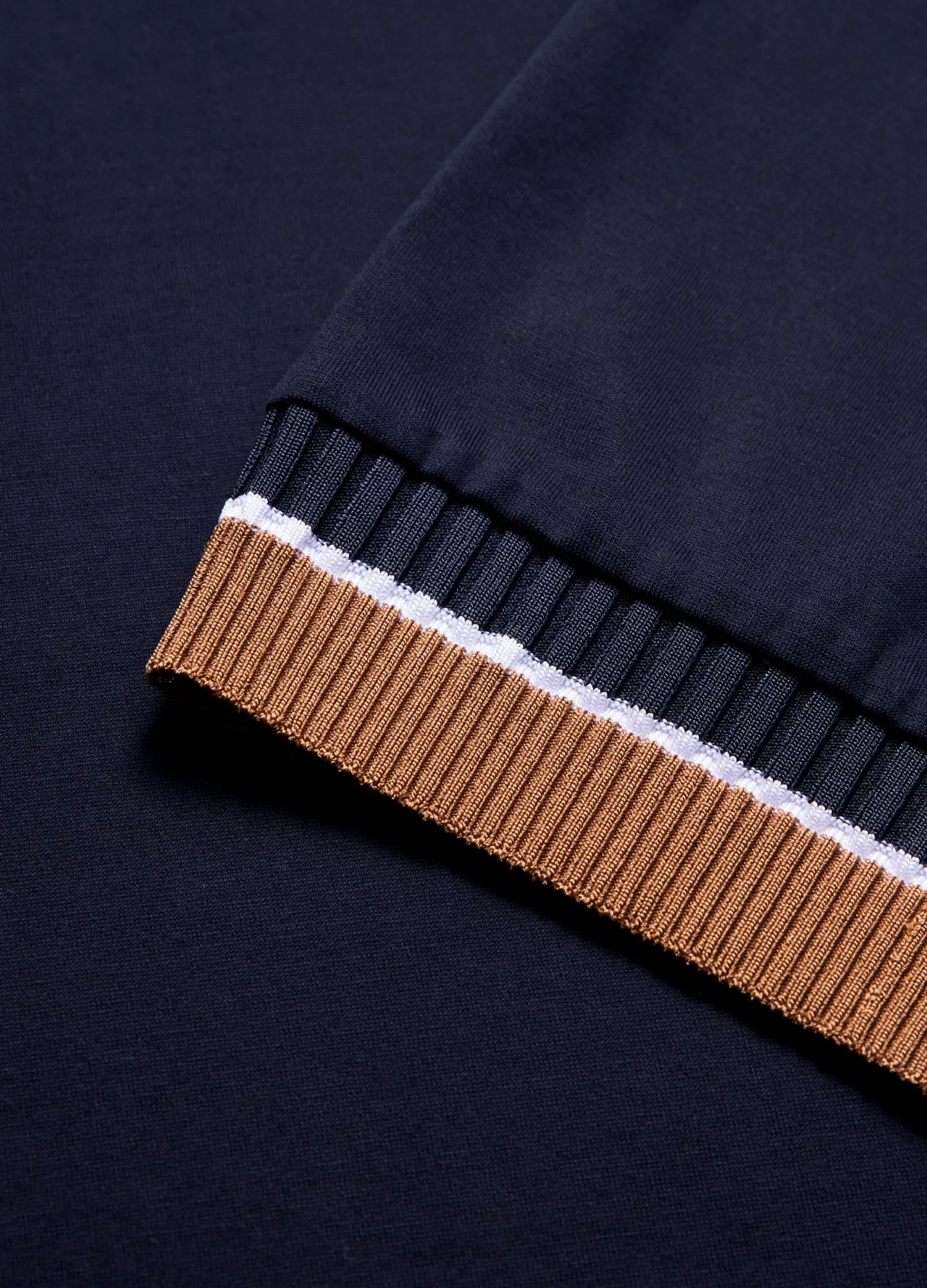 Stripe Cuff T-shirt Ink