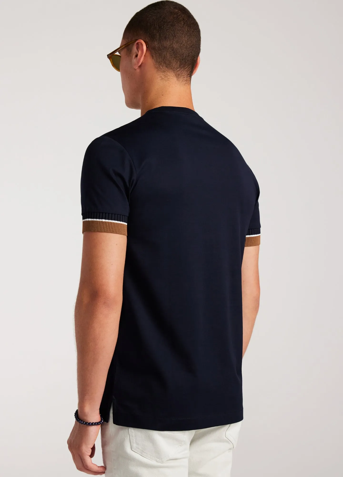 Stripe Cuff T-shirt Ink
