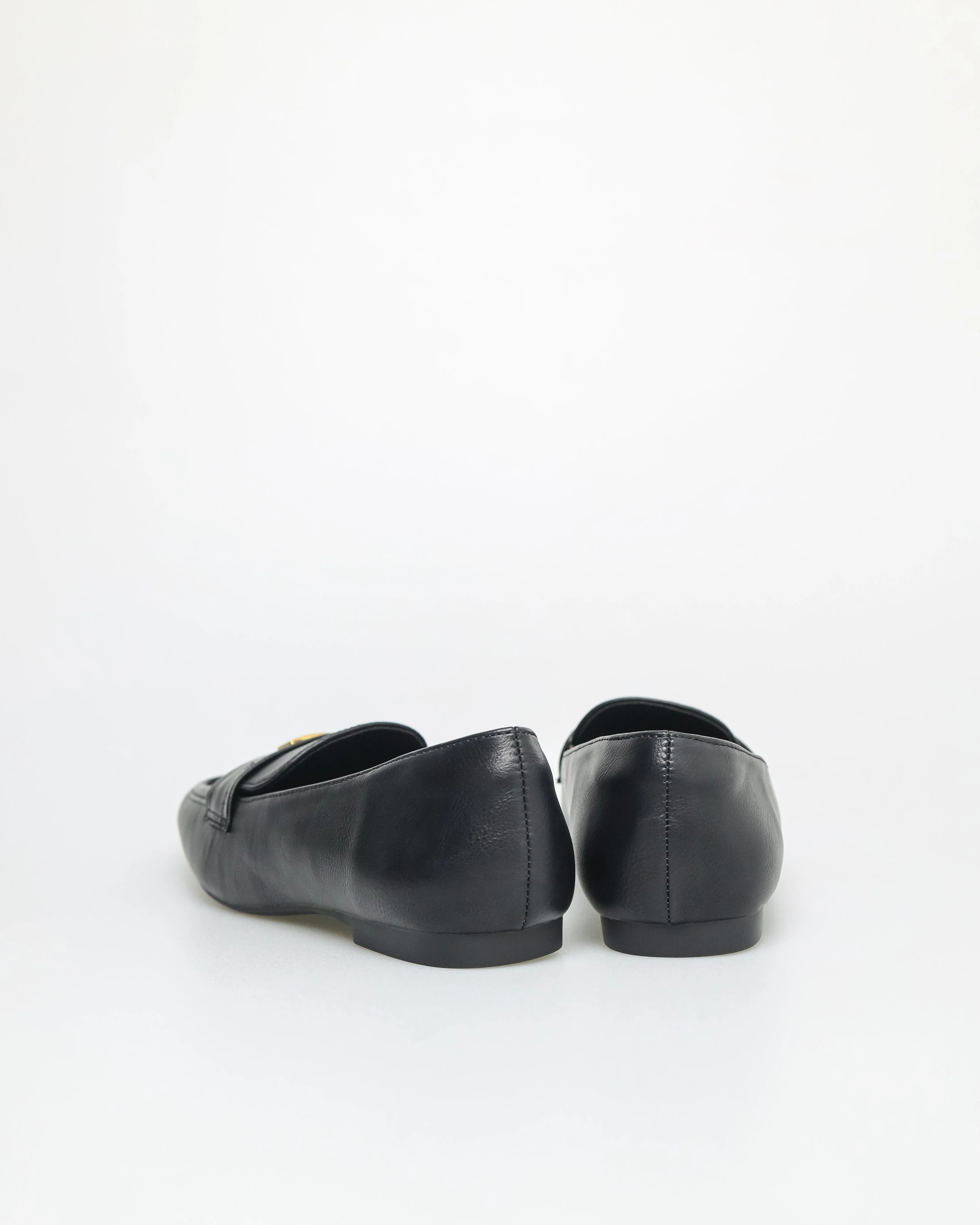 Tomaz FL083 Ladies Gold Buckle Flats