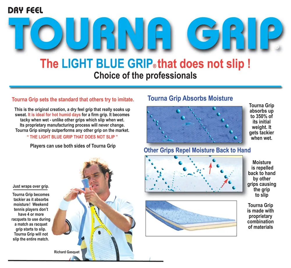 Tourna Grip Tennis Overgrip XXL - 30 Pack