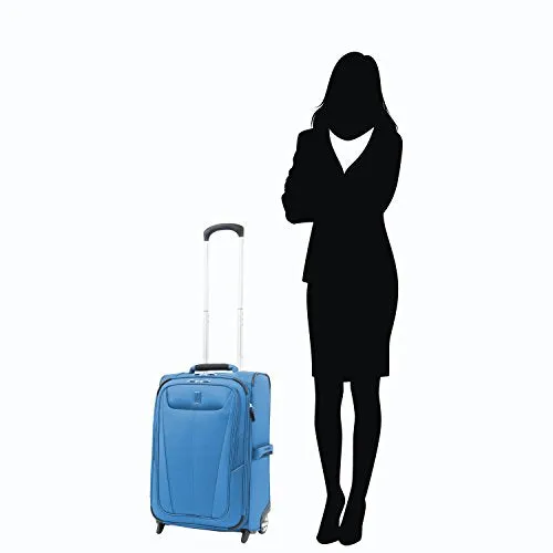 Travelpro Maxlite 5 | 3-Pc Set | 22" Carry-On & 26" Exp. Rollaboard With Travel Pillow (Azure Blue)