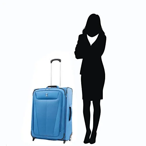 Travelpro Maxlite 5 | 3-Pc Set | 22" Carry-On & 26" Exp. Rollaboard With Travel Pillow (Azure Blue)