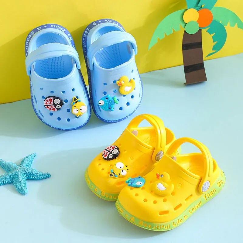 Unisex Summer Toddler Animal  Outdoor Cartoon Kids Flip Flops