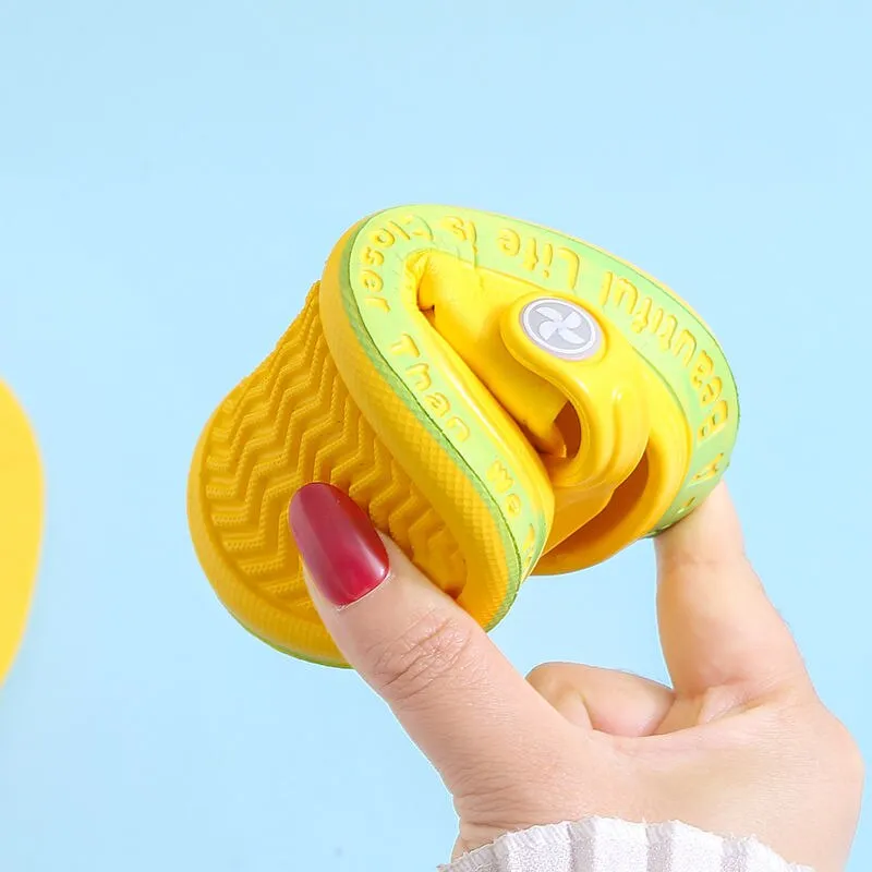 Unisex Summer Toddler Animal  Outdoor Cartoon Kids Flip Flops