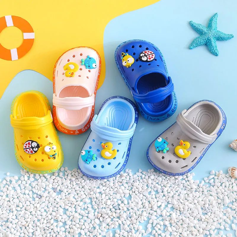Unisex Summer Toddler Animal  Outdoor Cartoon Kids Flip Flops
