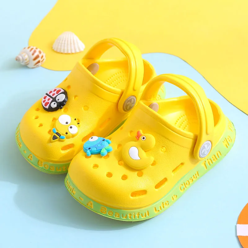 Unisex Summer Toddler Animal  Outdoor Cartoon Kids Flip Flops