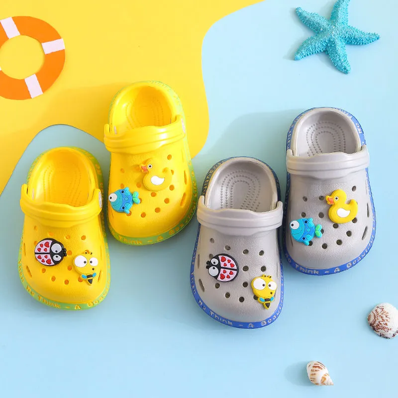 Unisex Summer Toddler Animal  Outdoor Cartoon Kids Flip Flops