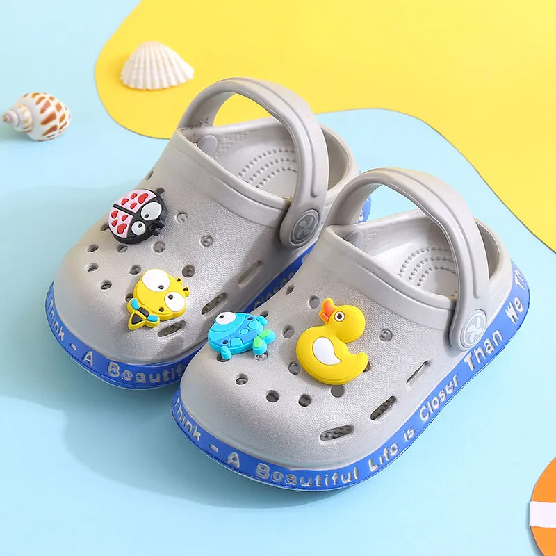 Unisex Summer Toddler Animal  Outdoor Cartoon Kids Flip Flops