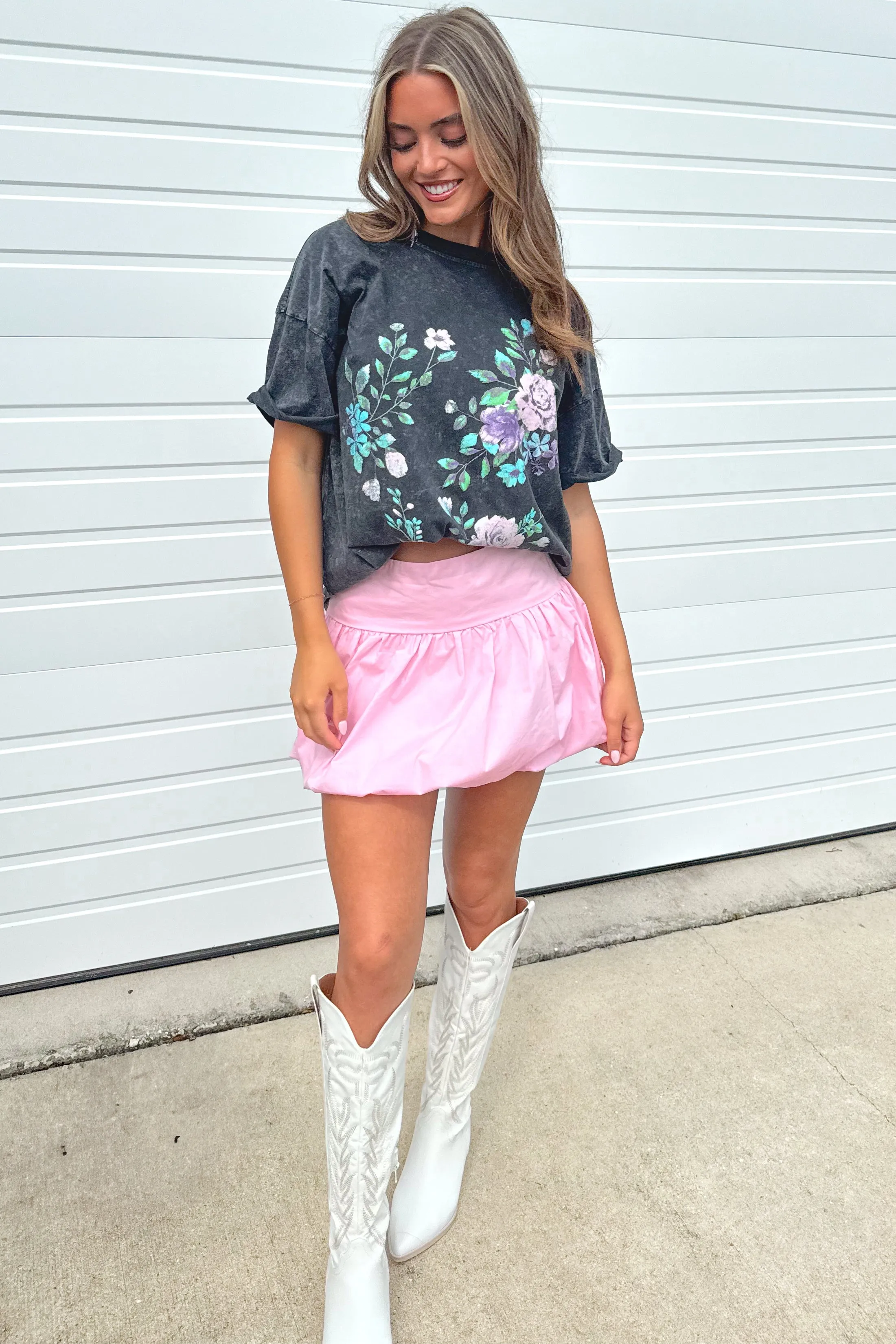 Weekend Wandering Floral Graphic Tee
