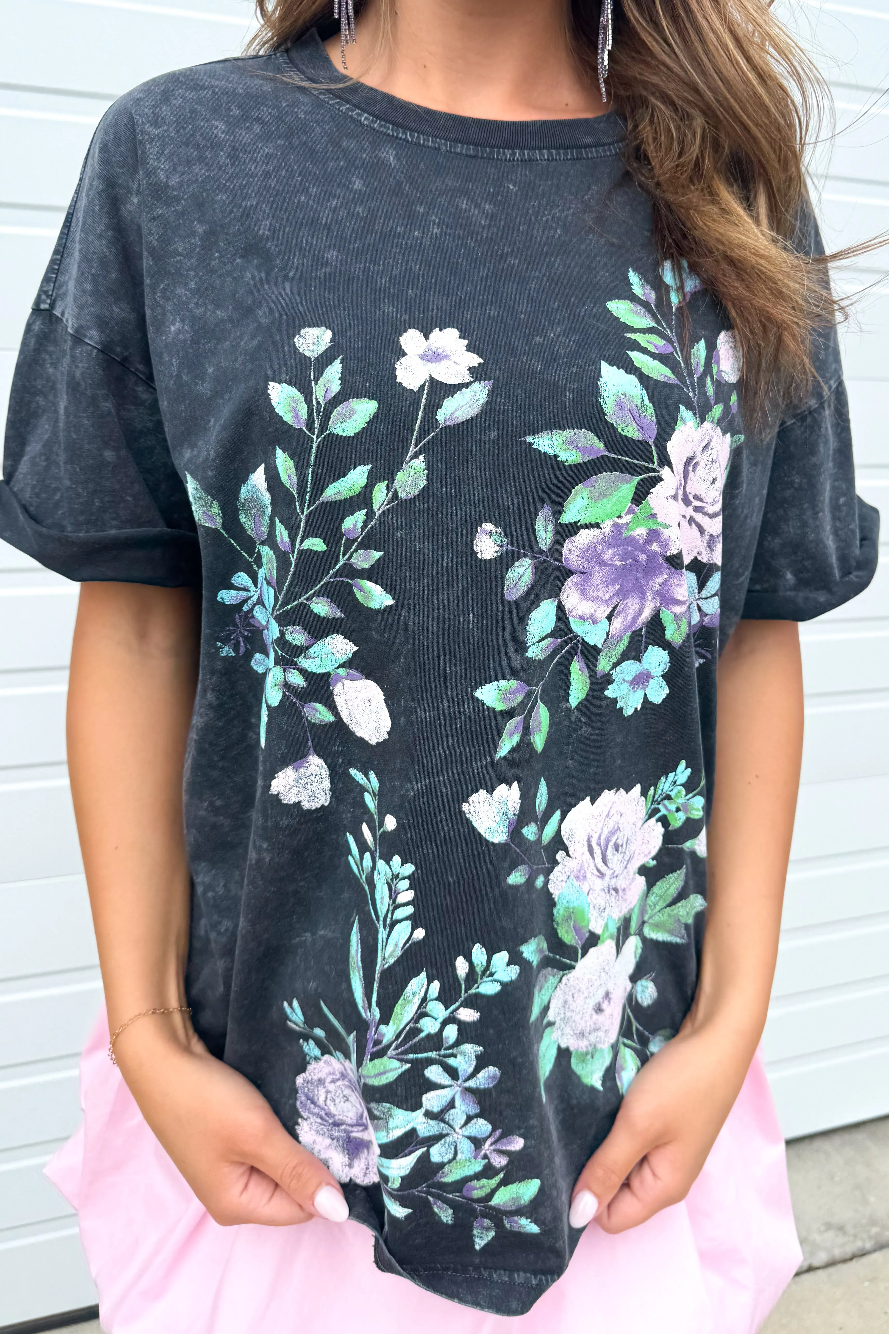 Weekend Wandering Floral Graphic Tee