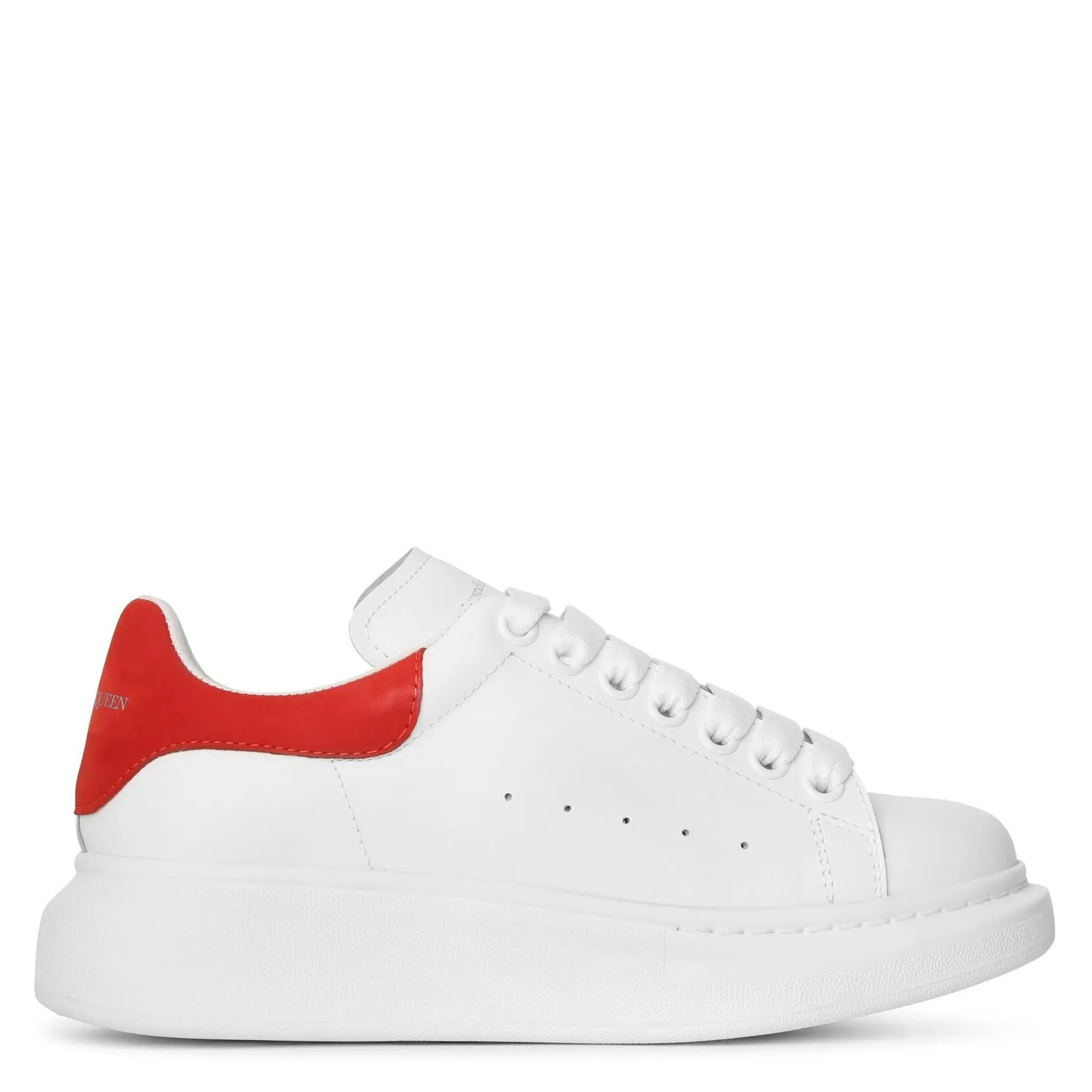 White and red classic sneakers