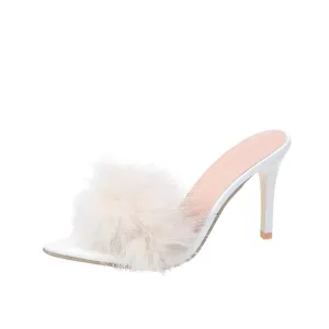 Women's High Heels Fur Style