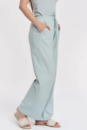 ZAHARA SWEATPANT AQUAMARINE TERRY