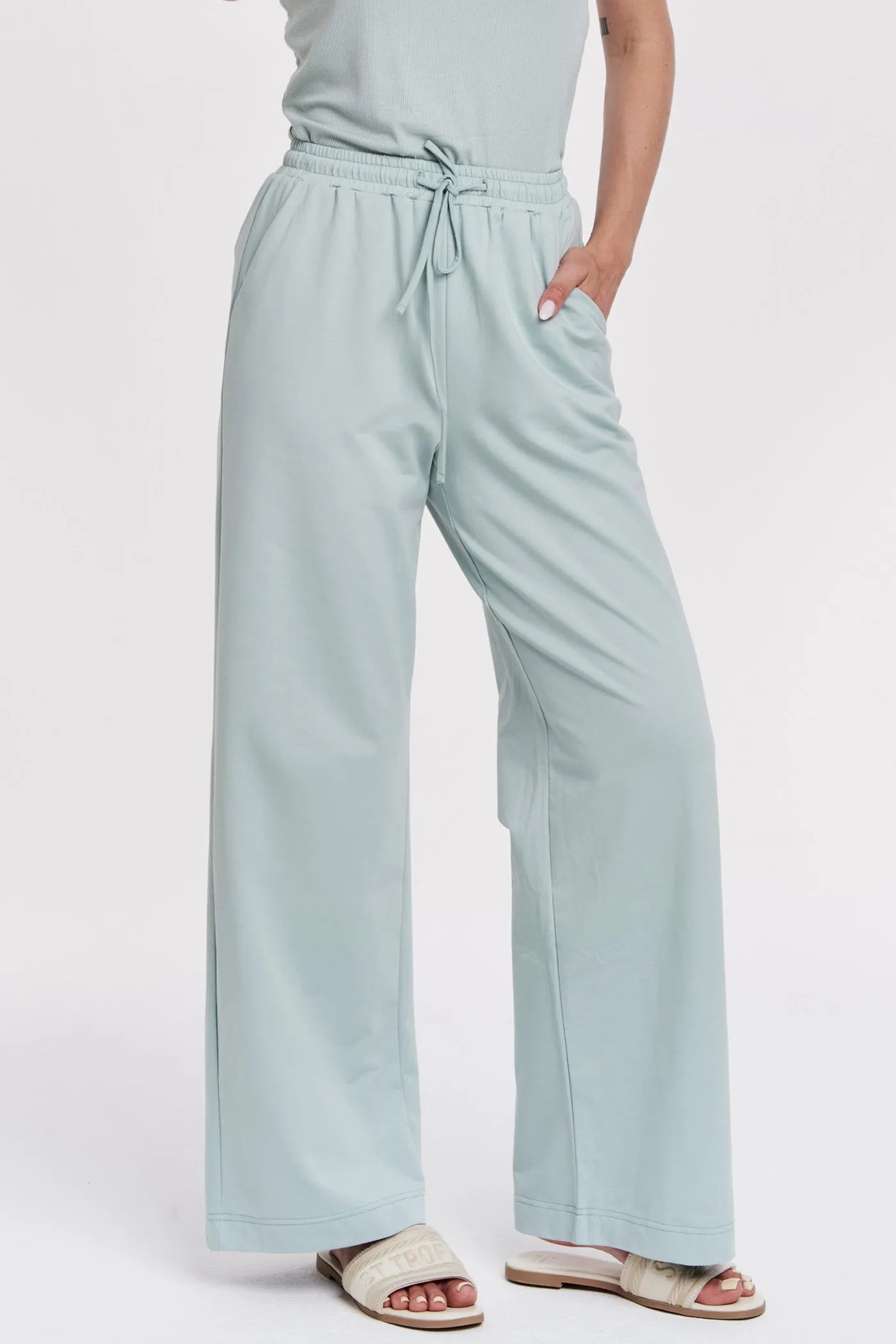 ZAHARA SWEATPANT AQUAMARINE TERRY