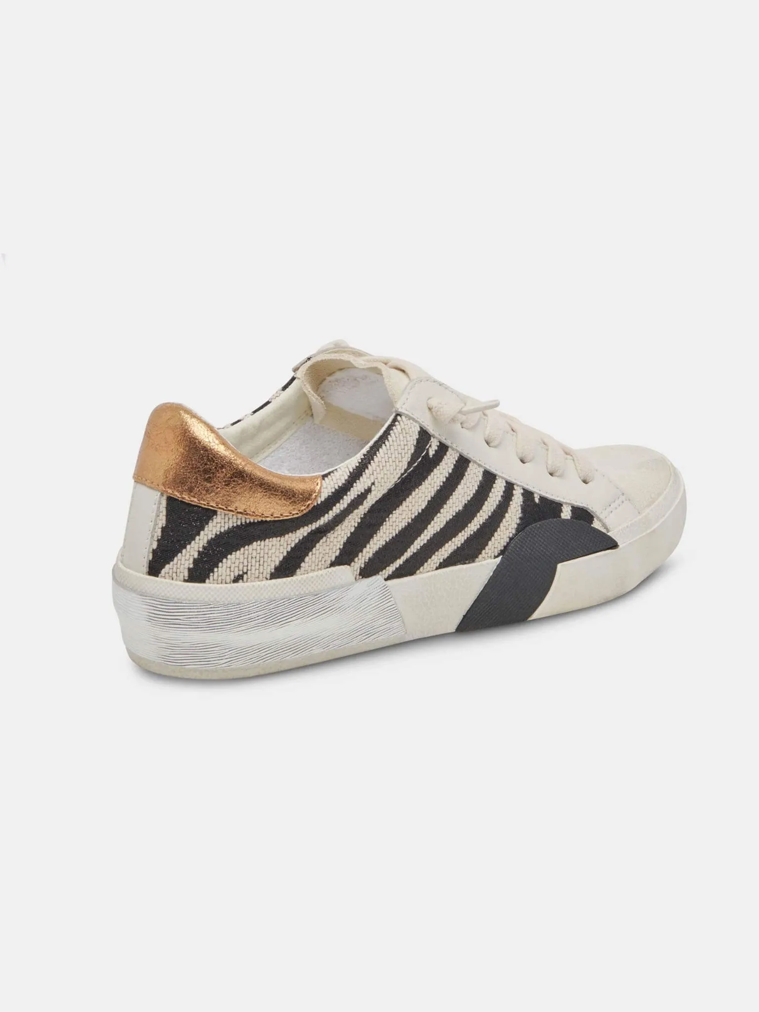 Zina Zebra Fabric Sneaker