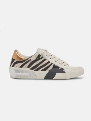 Zina Zebra Fabric Sneaker