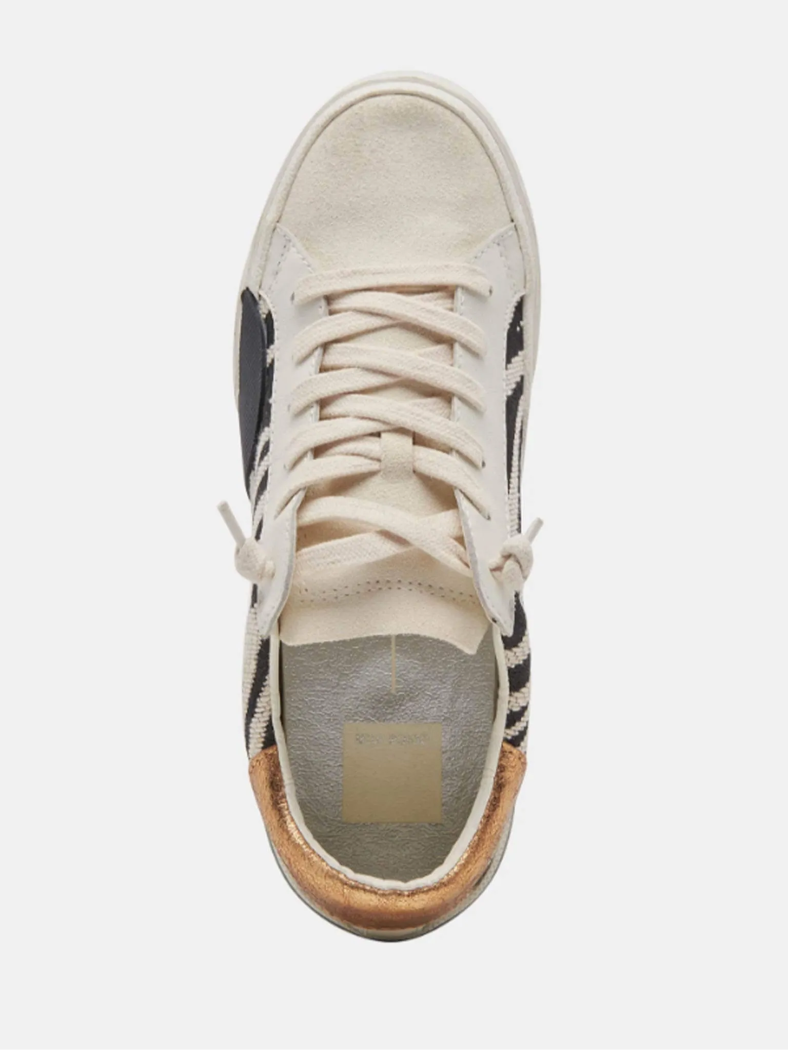 Zina Zebra Fabric Sneaker