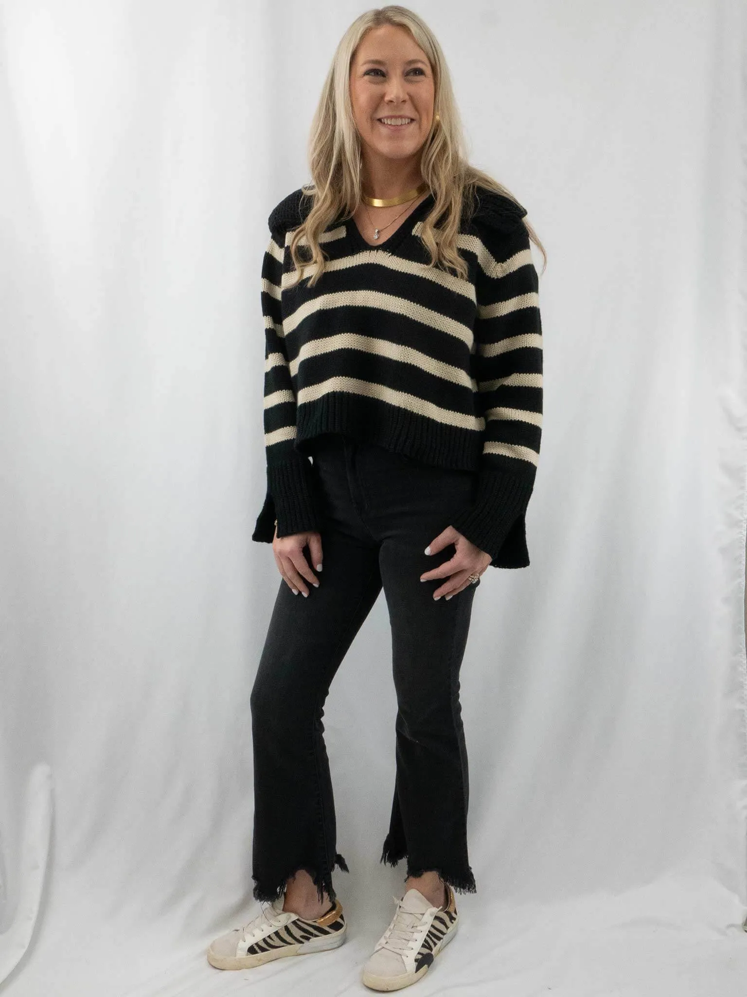 Zina Zebra Fabric Sneaker