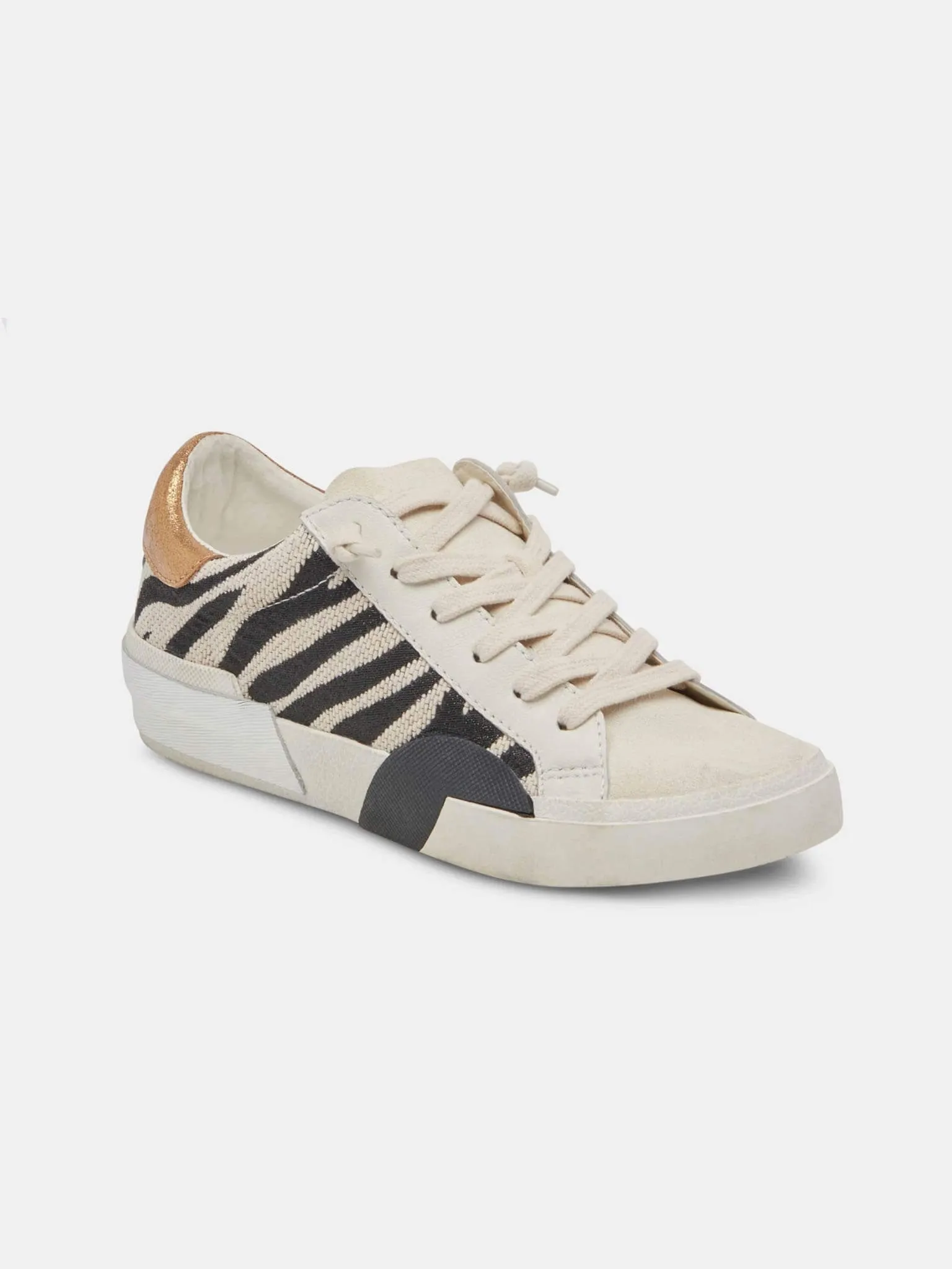 Zina Zebra Fabric Sneaker
