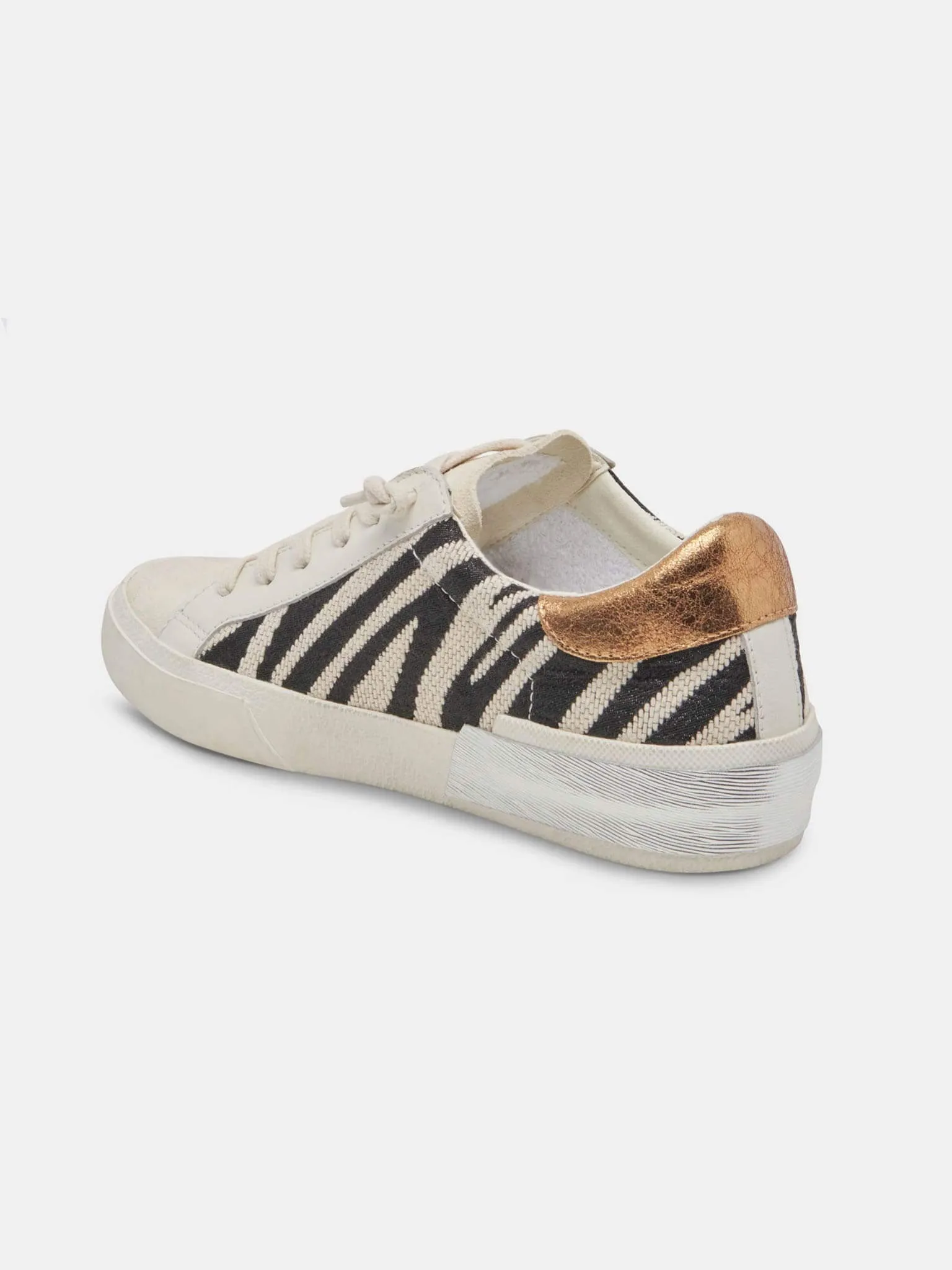 Zina Zebra Fabric Sneaker